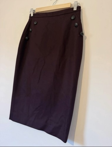 Hobbs size wool - 80%, burgundy