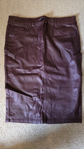 Next womens burgundy faux - womens,