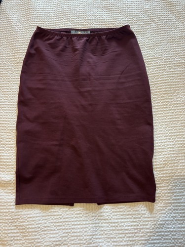 Burgundy elasticised split