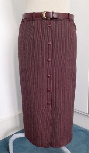 Vintage burgundy pin - , strip
