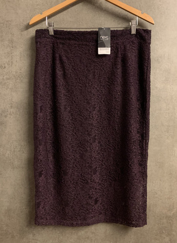 Bnwt next burgundy skirt - next,