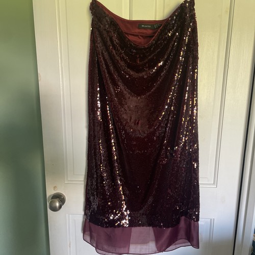 Mint velvet burgundy sequin - mint,