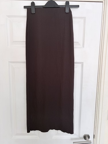 Boohoo burgundy straight skirt - straight,