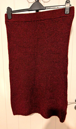 Women burgundy knit - women's,