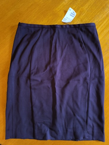 Burgundy pencil skirt - h,