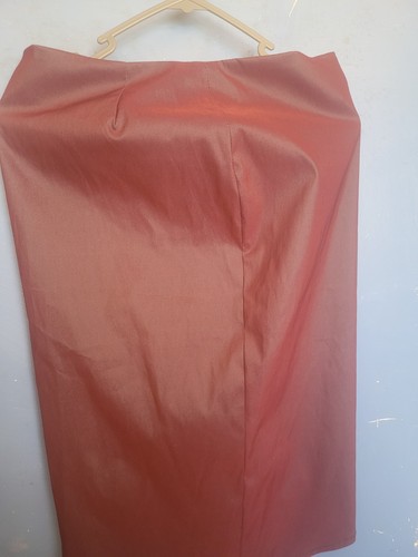 Vintage burgundy satin pencil - burgundy,