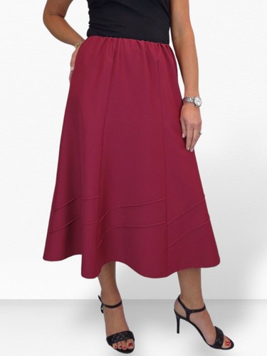 Women formal flared skirt - flared,