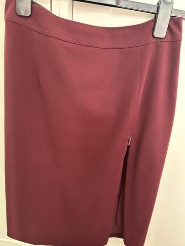 Burgundy pencil skirt size - ,