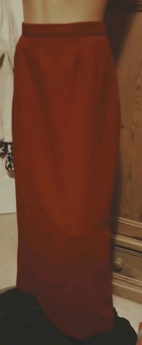 Vintage maxi skirt burgundy - vintage,