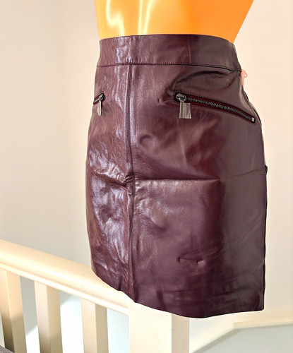 Oasis burgundy faux leather - burgundy,