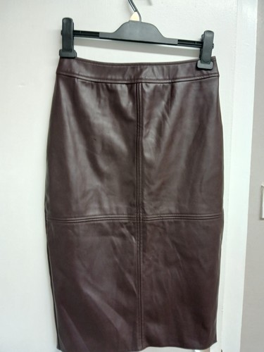 Faux leather burgundy - faux,