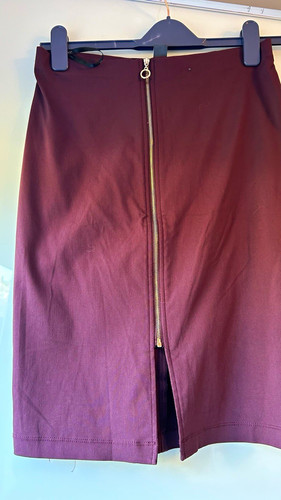 Women burgundy knee - burgundy, length