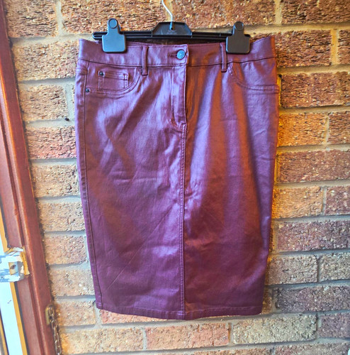 Next burgundy faux leather - next,