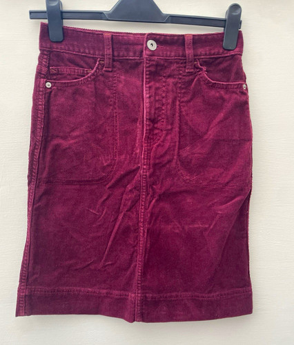 White stuff burgundy corduroy - white,