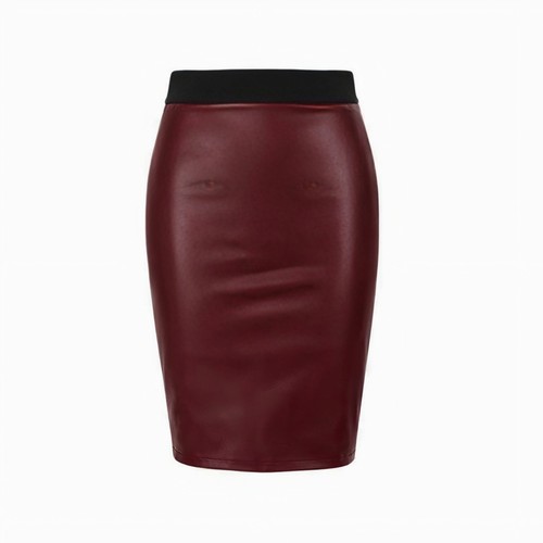 Womens faux leather pencil - womens,