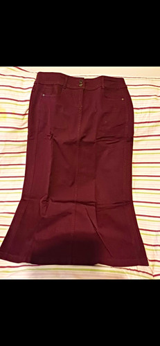 Hanmsa women burgundy midi - hanmsa,