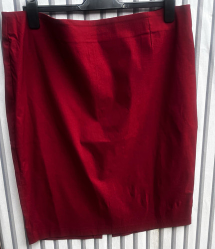 Topshop burgundy woven knee - burgundy,