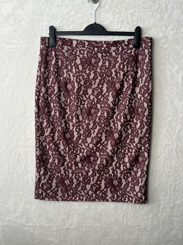 Next burgundy lace pencil - burgundy,